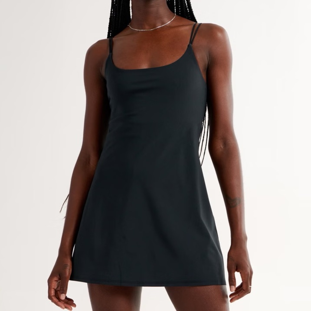 Abercrombie Traveler Mini Dress - XS - Black - Like New